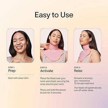 ボディ・フェイスケア SOLAWAVE Neck & Chest Rejuvenating Mask Solawave Releases New Neck and Chest Red Light Therapy Mask